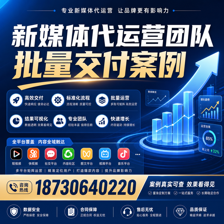 阜新代运营公司多客户账号批量高效交付案例