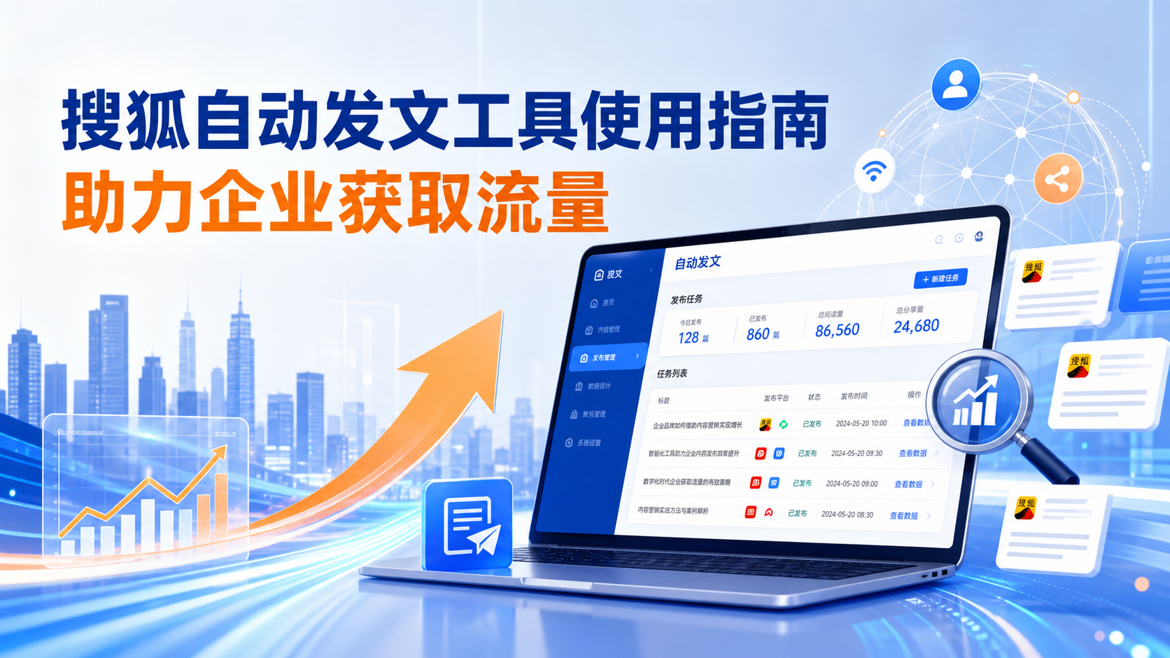 搜狐自动发文工具的使用指南：助力阜新企业获取流量